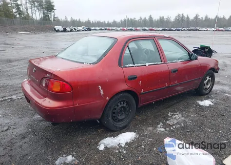 2002 Toyota Corolla Ce из США, поврежденный, VIN 2T1BR12E72C533307